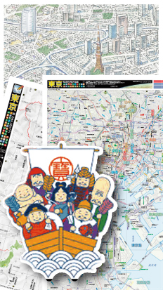 東京社会科見学地図 40枚
