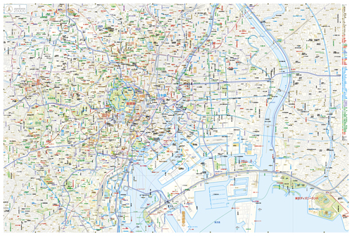 東京班別行動地図